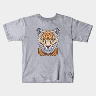 Head animal pixel art Kids T-Shirt